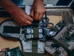 The National Police received 2,000 individual first-aid kits from the EU