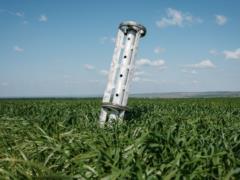 Invaders shell Ukrainian fields with incendiary shells