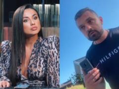 A Russian throwing his swear words at the Ukrainian leader near Nimechchyna – video