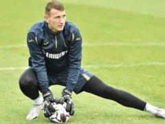 Riznik defended the gates of Ukraine in the match against Ireland
