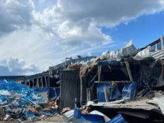 Оккупанты разбомбили в Харькове пищевое предприятие