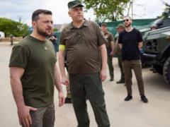 После Николаевщины Зеленский посетил опорные пункты Нацгвардии в Одесской области