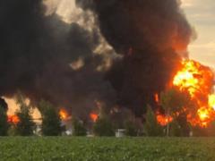 Fuel tank exploded due to Russian missile attack on oil depot in Dnepropetrovsk region - head of OVA