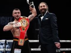 The Ukrainian boxer was banned from entering the ring with a flag and the song  