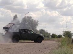 ВСУ установили на Mitsubishi L200 пусковую установку со сбитого вертолета Ка-52