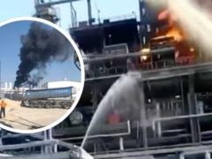 War, day 119. Pozhezha at the Medvedchuk refinery in the Russian Federation through  