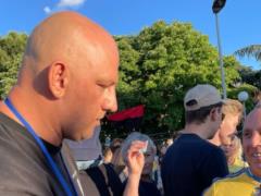 Potap with skewed guise of spaniels looking at concerts in Madrid – photo, video