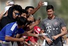 Salihamidzhych and Kan Mali Zustrich with agent Lewandowski