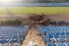 Російська ракета влучила у стадіон у Миколаєві