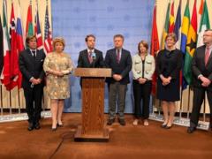 The UN Security Council condemned Russia s actions and urged to contribute to an impartial investigation of the tragedy in Kreme