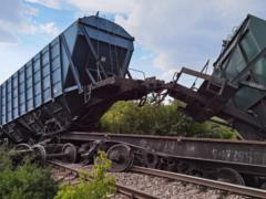 In Romania, an accident occurred with wagons loaded with Ukrainian grain