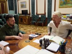 Billionaire Branson discussed future projects in Ukraine with Zelensky