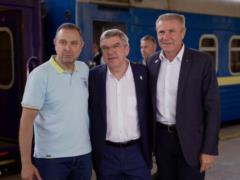 Президент Международного олимпийского комитета Бах посетил Украину