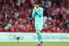 Lazio vryatuy Portuguese goalkeeper in the performance of the Segunda