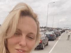 Olya Polyakova turned to Ukraine, she showed how they were