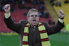 Elton John taking part in the presentation of the new form of Watford