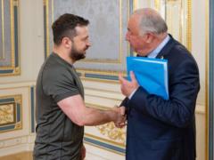 The President of Ukraine met with the head of the French Senate