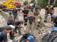 Из-под завалов дома в Часовом Яру извлекли еще тела погибших