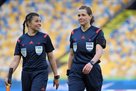 Monzul ta Striletska judge the match of the women s Euro Austria - Norway