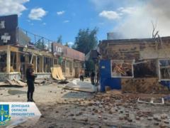 The Russian army fired on Bakhmut from the  