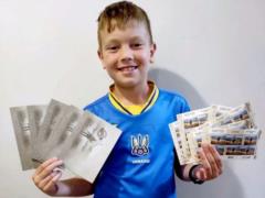 A 9-year-old footballer raised 120,000 hryvnias for the Ukrainian military in an original way