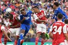 Everton v Mikolenko vs Arsenal in a friendly match