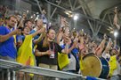 Dynamo cheered for the supporters in the match against Fenerbahce