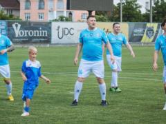 A selection of football legends will play a favorable match with a selection of stars for ZSU