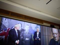 Johnson awarded Zelensky the Churchill Prize and called Ukrainians lions