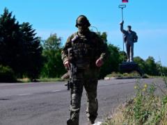 Residents of Mariupol receive messages with a  