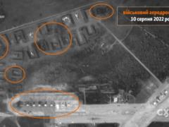 The airfield in Saki is still usable, but naval aviation has been badly damaged - British intelligence