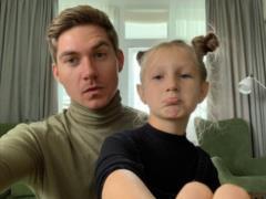 Ostapchuk finally met with the children from his ex-wife and showed how he spent time with them in Canada