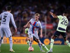 Barcelona and Manchester City held a charity match in support of the fight against a serious illness