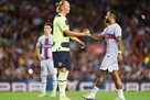Barcelona and Manchester City played out in a friendly match