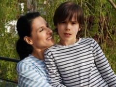 Masha Efrosinina touched archival footage with her 8-year-old son on his birthday