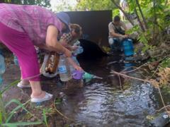 Residents of occupied Mariupol showed where they get drinking water
