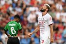 Milan scoring points in the match with Sassuolo