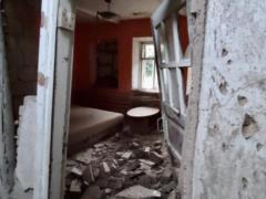 Occupants beat Nikopol and Nikopol district at night. Damaged houses