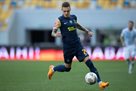 Nazarenko plays the first part in the Dnipro-1 attack against Metalist 1925