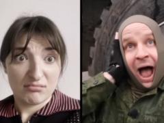 Звезды  Квартала 95  Великий и Оруджева метко высмеяли убегавшего из Балаклеи оккупанта и его жену