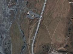 Traffic jams: Maxar published satellite images of the Russian-Georgian border