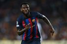 Kess turned around before training with the big group of Barcelona