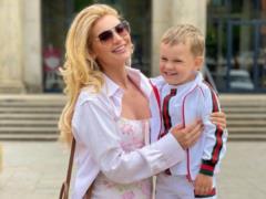 Misha Romanova showed a rare photo of her noticeably grown son, whose godfather is Marx Barskikh
