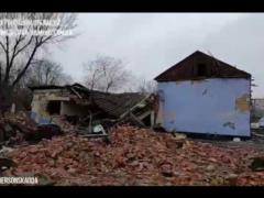 Вид деоккупированного Берислава в Херсонской области