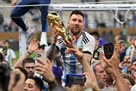 Messi became the ninth football player, who won the ChS, Champions League / CEC and the Golden Ball