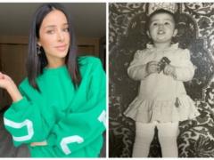 Zlata Ognevich touched by archival children s photos, in which she is four years old