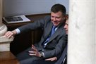 President Vorskla Zhevago was hounded at a ski resort near France