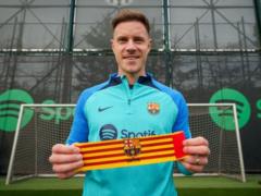 Ter Stegen is the new quarter captain of Barcelona