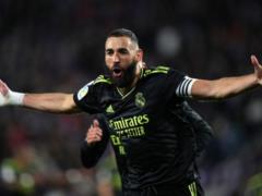 Real Madrid finishing Valladolid with Benzema s zusilli