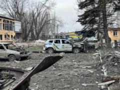 Войска РФ ракетой С-300 разрушили отделение полиции в Лимане, пострадал полицейский